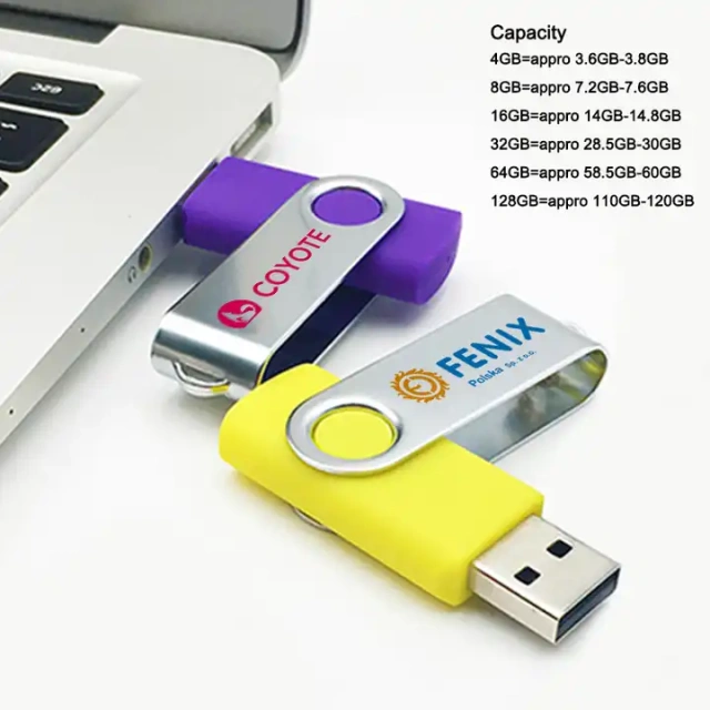 4gb 8gb Usb 2.0 Swivel Usb Flash Drive Stick Memory Pen Drive Custom pen drive wholesale