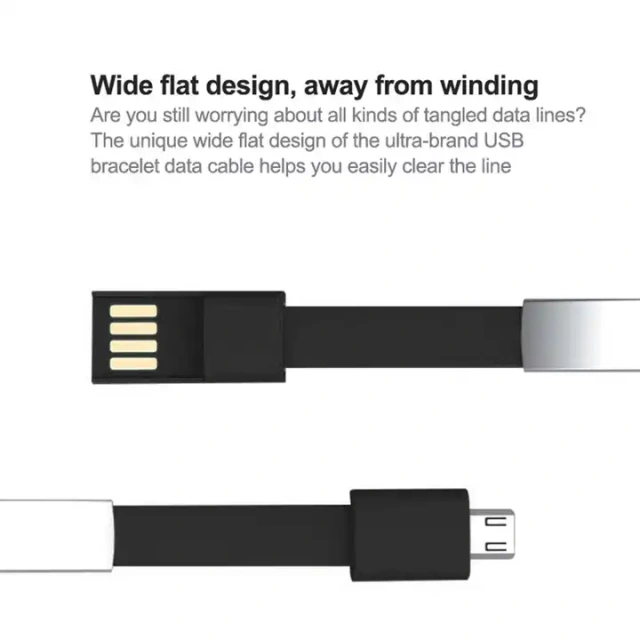 2 In 1 Connector Charging Cable Bracelets