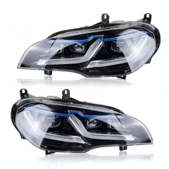 Full LED Headlights Suitable for BMW X5 E70 Modified Headlight Upgrade Head Lamp