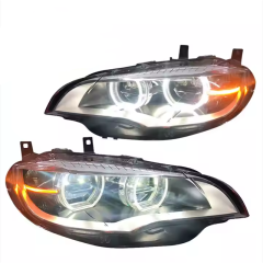 Kabeer US Warehouse E71 LED Headlight for BMW 2008-2013 X6 E71 Xenon Light Upgrade LED E72 F16 M F86 30dX 35iX 40dX 50iX Car