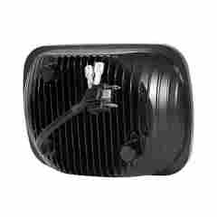High quality 5x7 inch truck led headlight for jeep cherokee xj/GMC headlamp with rectangular halo ring