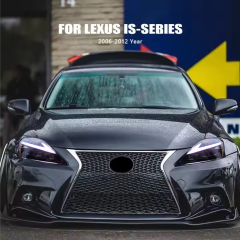 RGB LED Headlights Headlamp for Lexus IS 250/300 350 2006-2012 Sequential Front Lamp for IS Series Accessory