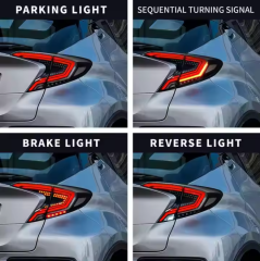 Factory Sale Car Spoiler Light Led Trunk Tail Lamp for Toyota CHR 2018 2019 2020 Rear Taillights