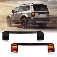 Auto Car Led Tail Lights for Toyota Land Cruiser Prado LC250 2023 2024 2025 Rear Lamp Trunk Lamp Middle Spoiler Lamp