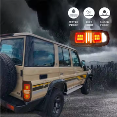 Auto Car Taillight Modified Led Tail Lamp Lights for Land Cruiser Prado LC76 1984 - 2020 Rear Lamp Assembly