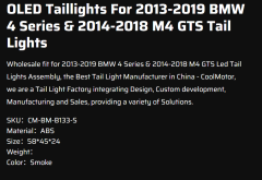 OLED Taillights For 2013-2019 BWM 4 Series & 2014-2018 M4 GTS Tail Lights
