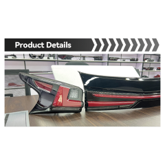 Suitable for 2014-2021 Lexus NX200 LED taillights modification assembly brake