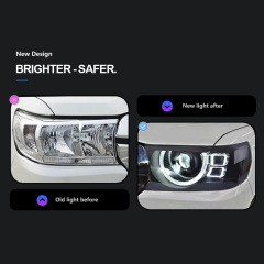 TOYOTA Highlander Car Styling for Toyota Land Cruiser Headlights 2016-2021 LC70-LC90 LED Headlight DRL LED Projector Lens Automotive Accessories