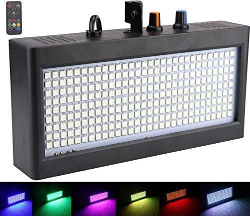 270 LED Strobe Lights Mini, Latta Alvor Stage Light for Parties DJ Lighting KTV Flashing 7 Colors Strobe Lights Romote control (color light)