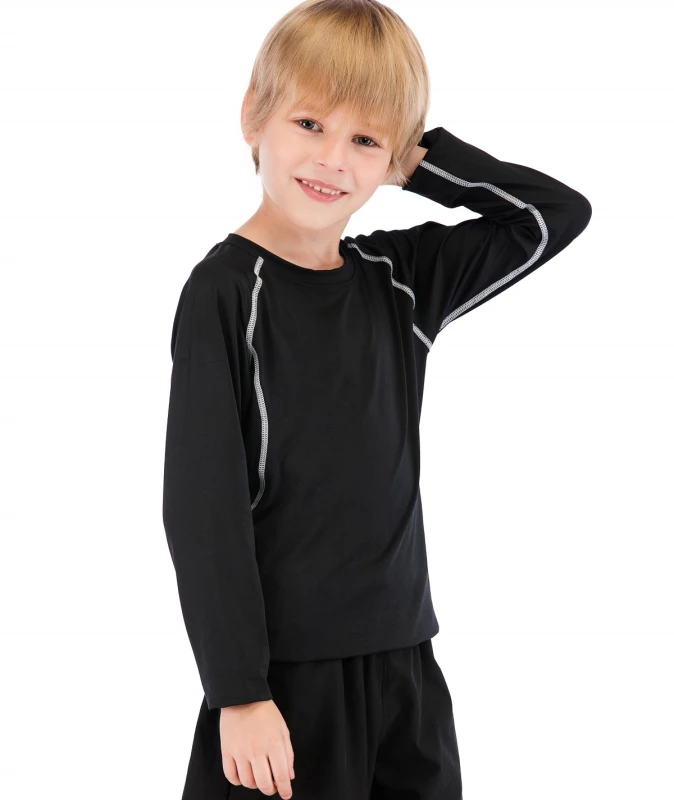 Boys Superhero Long Sleeve Boys Party Classic Role Playing Leisure Long Sleeve T-Shirt