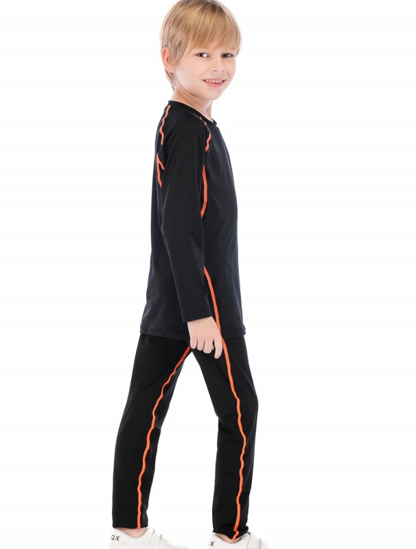 Boys Superhero Long Pants Lightweight Compression Leggings Base Layer Kids Sport Running Trouser