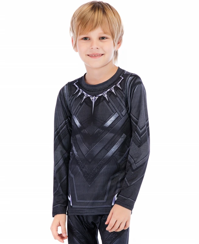 Boys Superhero Long Sleeve Boys Party Classic Role Playing Leisure Long Sleeve T-Shirt