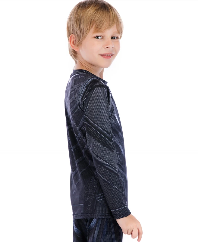 Boys Superhero Long Sleeve Boys Party Classic Role Playing Leisure Long Sleeve T-Shirt