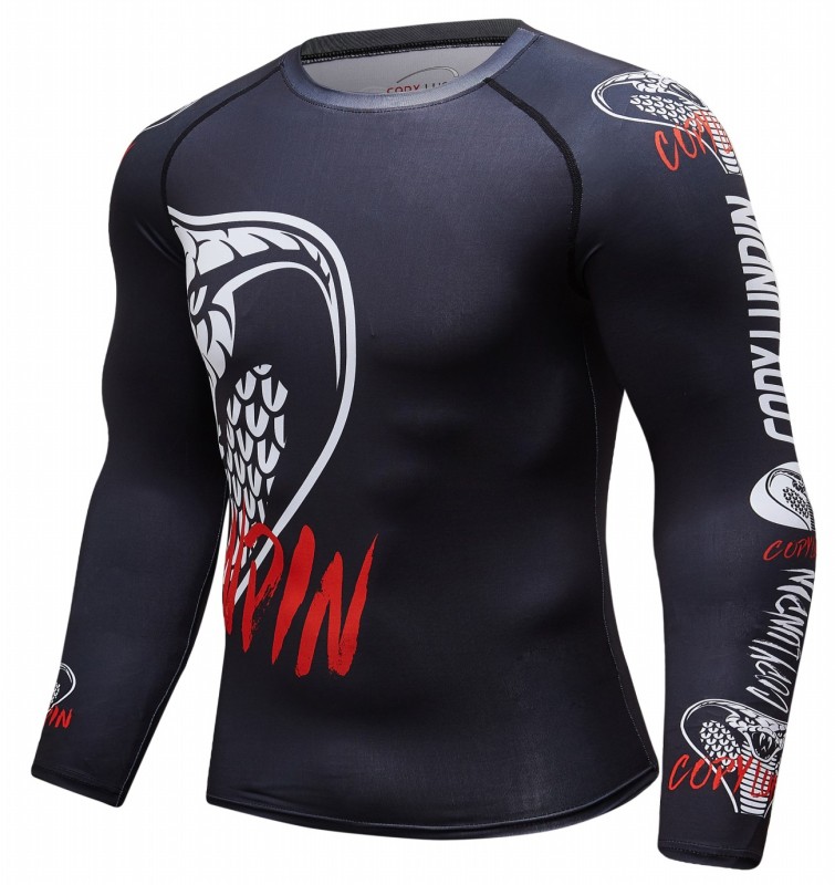 Men's Compression Long Sleeve Slim Fit Athletic Shirt Sports Workouts Running Tee Performance T-Shirt Cool Dry Top