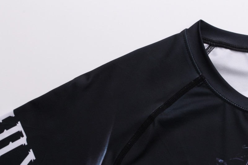Men's Compression Long Sleeve T-Shirt Cool Dri Shirts Crew-Neck Tees Running Tops Workwear