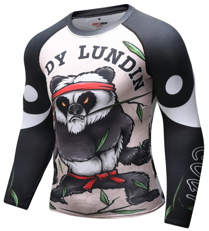 Men's Compression Shirts Fitness Long Sleeve Tees 3D Graphic Digital Print T-Shirt Running Tops