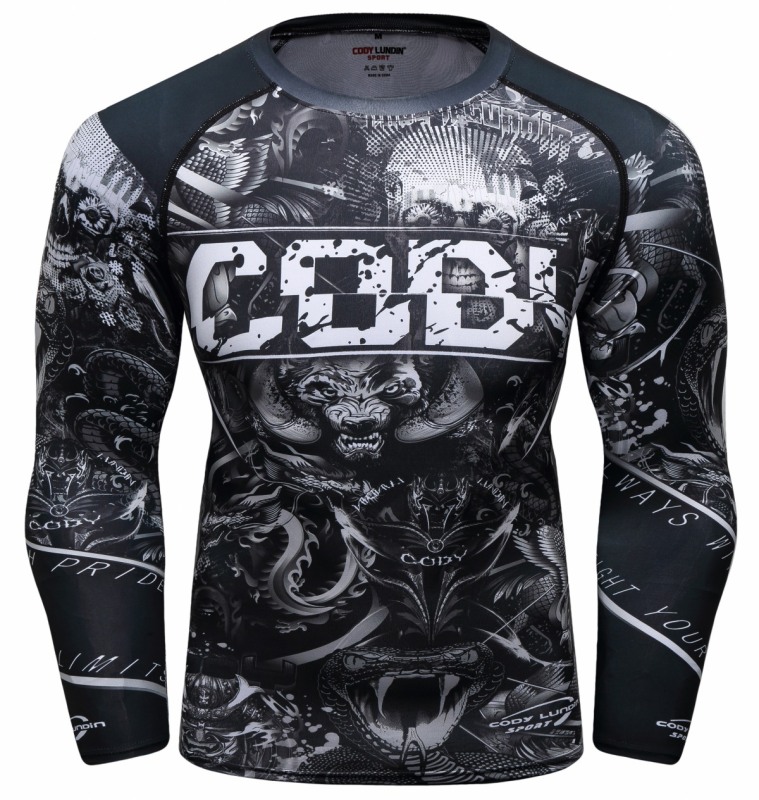 Men's 3D Digital Printing Long Sleeve Shirt Gentleman’s Tight-Fitting Sports Long-Sleeved T-Shirt