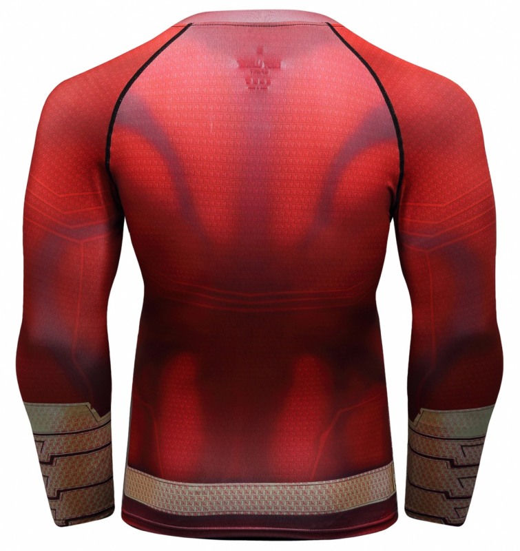 Men's Superhero Sercies Long Sleeve Shirt Gentleman’s Tight-Fitting Sports Long-Sleeved T-Shirt