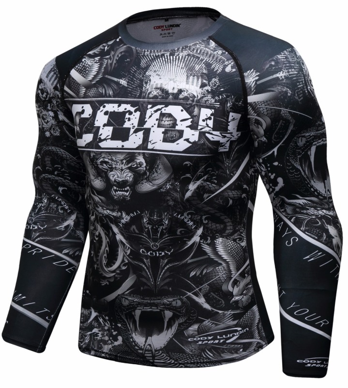 Men's 3D Digital Printing Long Sleeve Shirt Gentleman’s Tight-Fitting Sports Long-Sleeved T-Shirt