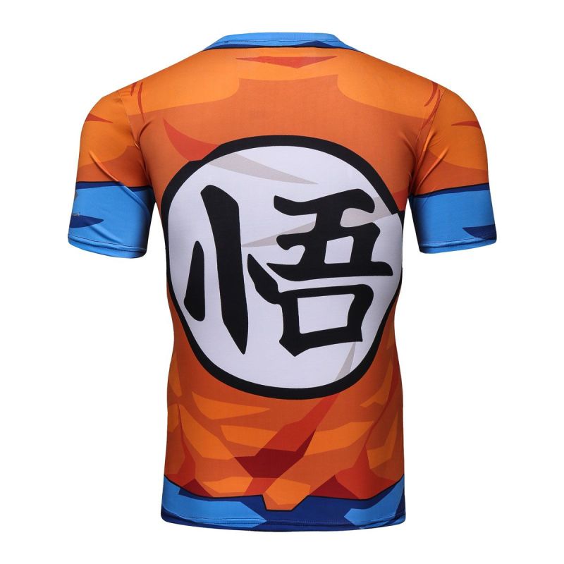 Men's 3D Compression Shirt Skin Tight Anime Printing Tee