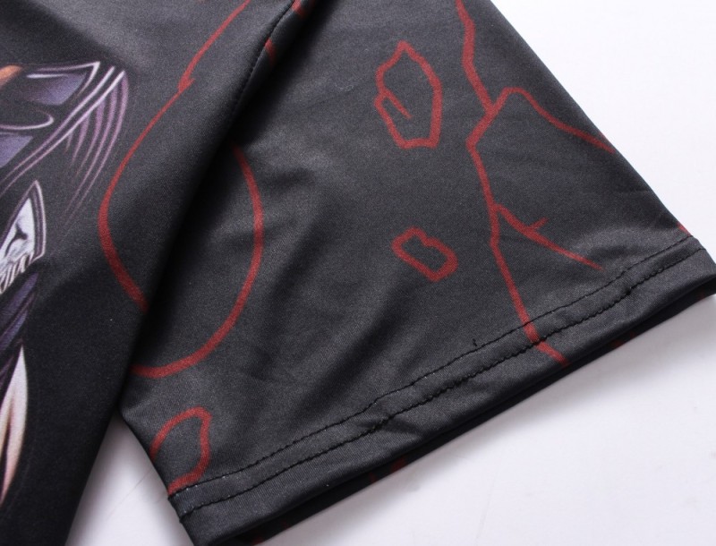 Men's Compression T Shirts 3D Printed Crewneck Pattern Tops Short Sleeve Sport Shirt Base Layers Graphics Tees Summer Casual