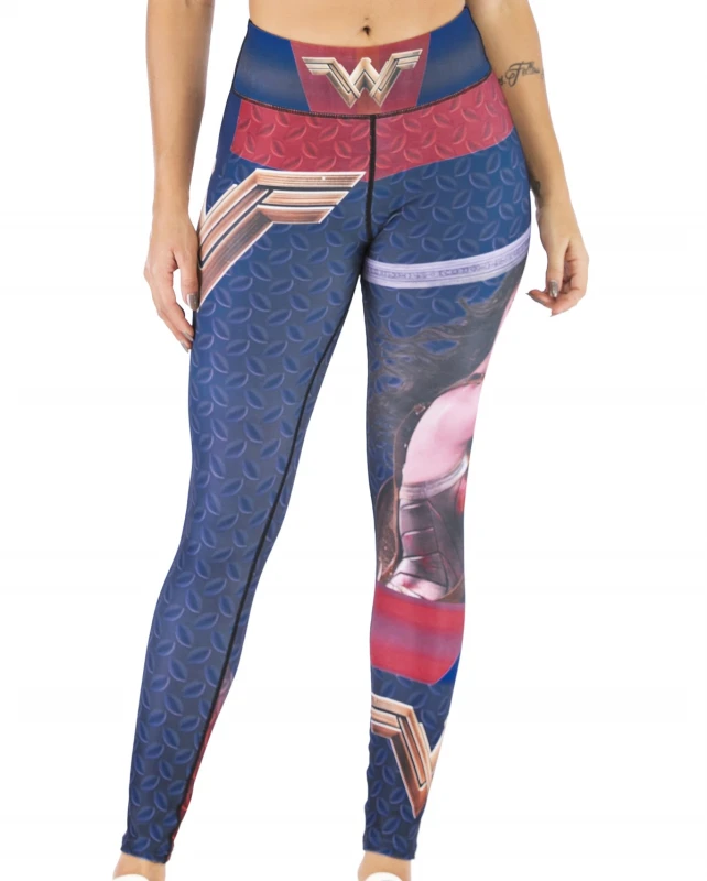 Women's Superhero Digital Printing Leggings Yoga Pants Compressed Tight Trousers