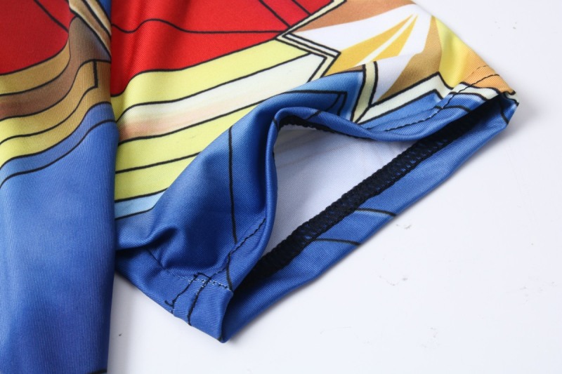 Women's Superhero Sercies Short-Sleeved T-Shirt Yoga Sport Shirt Fitness Short Sleeve for Women