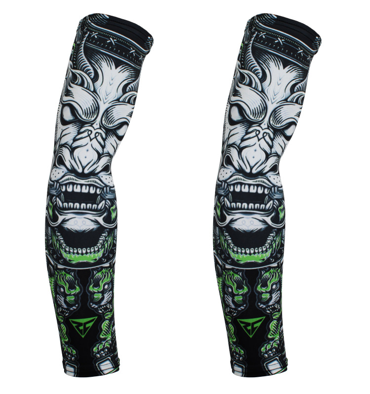 Men's UV Protection Heros Printed Cycling/Running, Hiking/Golf/Fishing/Football Arm Sleeve