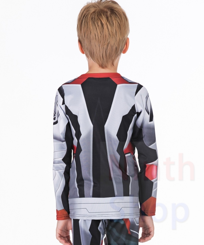 Boy's Compression Sports Long Shirt Base Layer Long Sleeve Kids Sport Running T-Shirt Quick Dry Outdoor Long Sleeve Tee