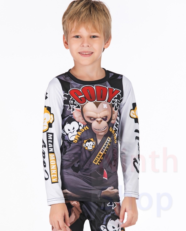 Boy's Compression Sports Long Shirt Base Layer Long Sleeve Kids Sport Running T-Shirt Quick Dry Outdoor Long Sleeve Tee