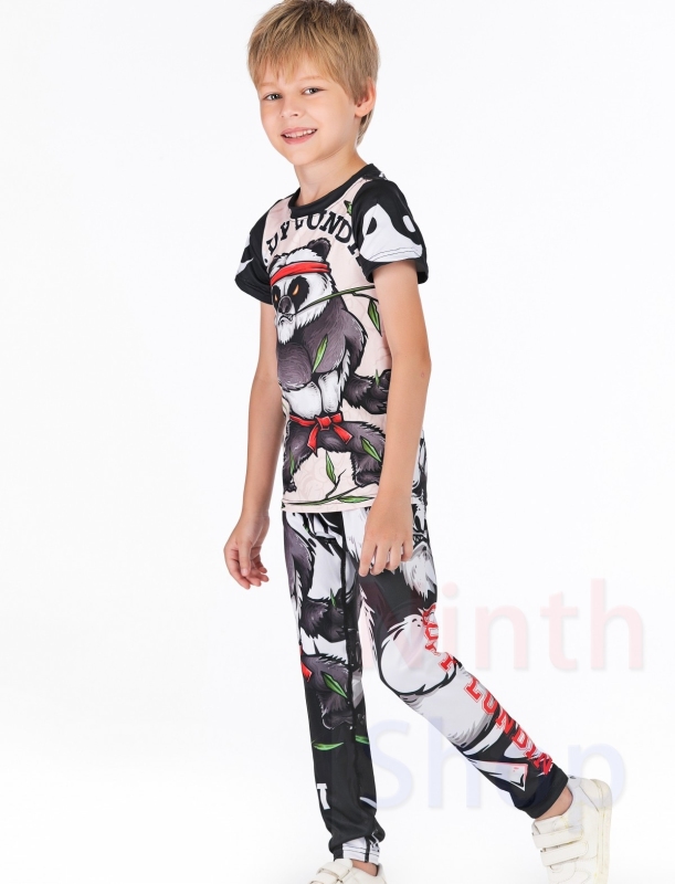 Boy's Compression Sports Long Pants Lightweight Leggings Base Layer Kids Sport Running Trouser Quick Dry Outdoor Pants