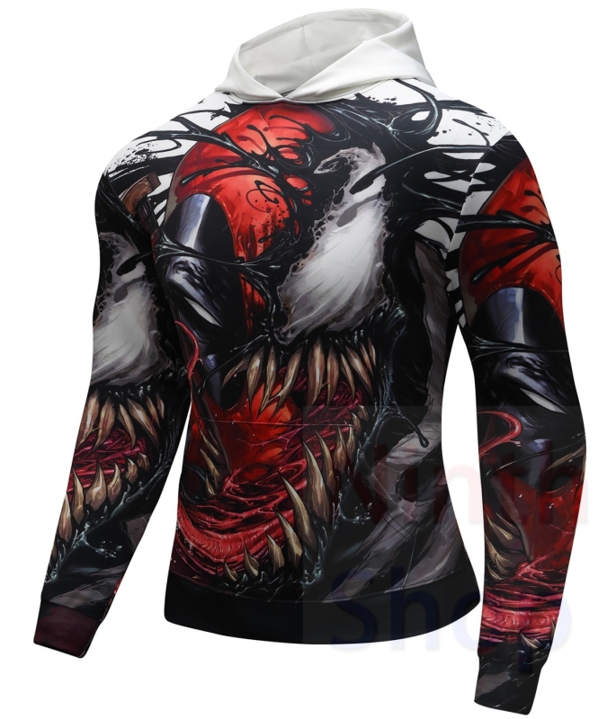 Men's Pullover Hoodies Venom 3D Printing Hoodie Adult Shirt Fashion Hoodie Sports Sweater