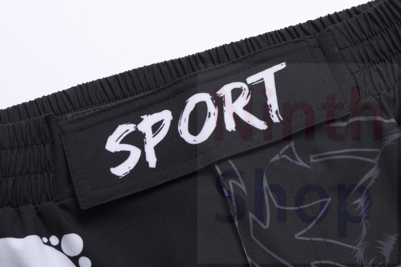 Men's Fitness Training Short Pants Fighting Training Trousers Casual Classic Shorts Beach Pants Dry Pants Baggy Shorts