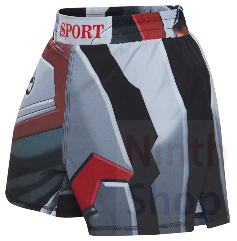 Boy's Fitness Short Pants Fighting Training Shorts Elastic Waist Trousers Leisure Relaxed Beach Pants Dry Pants
