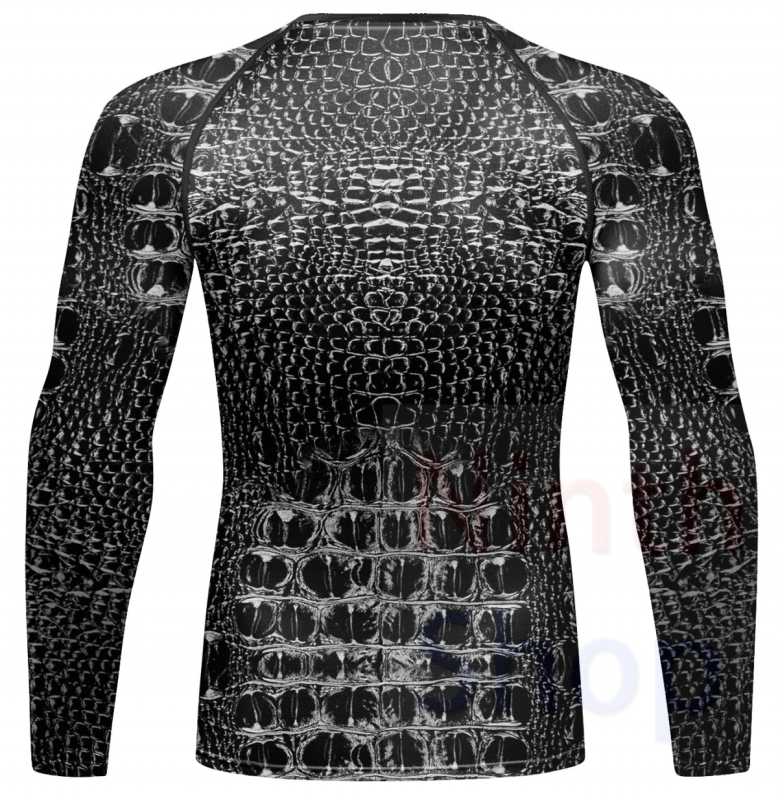 Men Long Sleeve Shirt Compression Top Sport T-shirt Cody Print Shirts Cool Dry Base layer Shirt ALL SEASON for Running Training Sweatshirt(23493)