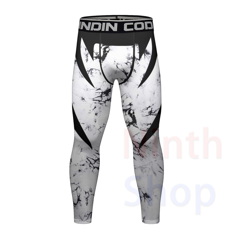 Cody Lundin Men's Sports Top and Pants 2 Pieces Sets Fast Dry Compression Round Collar 3D Print Fitness ALL Seasons Sports Suit（22470-22246）