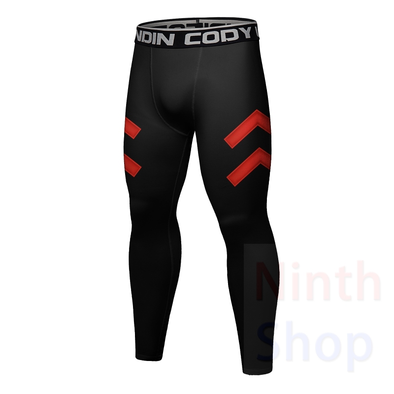 Cody Lundin Men's Compression Set - Short Sleeve Shirt and Pants - 2 Piece Sports Jogging Set Quick-drying Fitness Suit for Men(221561-22256)