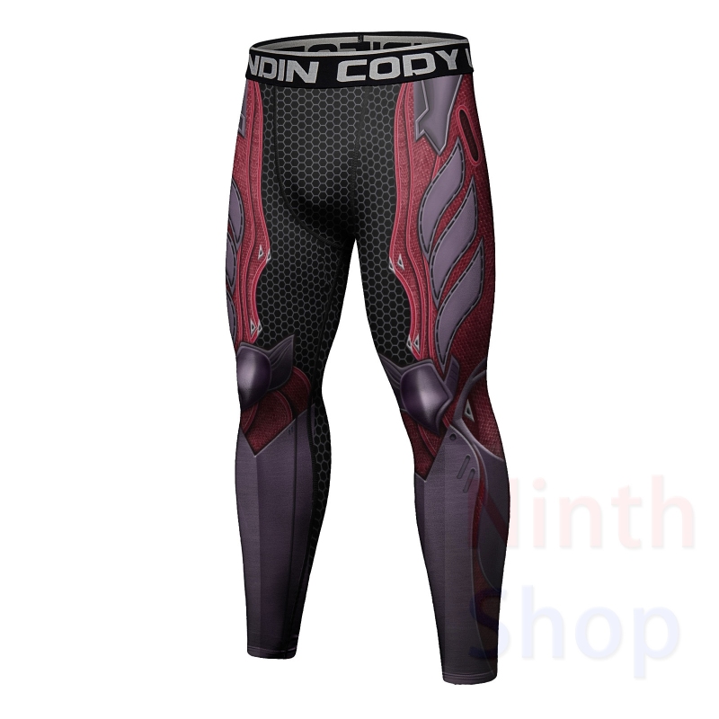 Cody Lundin Men's Compression Set - Short Sleeve Shirt and Pants - 2 Piece Sports Jogging Set Quick-drying Fitness Suit for Men(221562-22257)