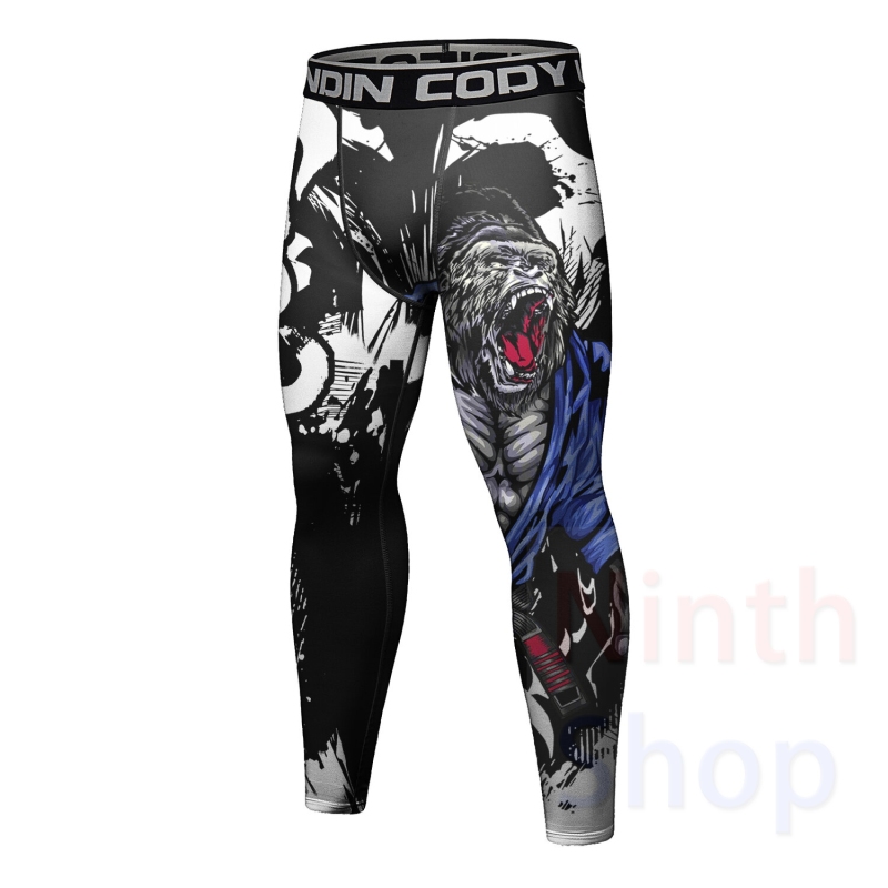 Cody Lundin Men's Leggings Men Long Pants Men's Sport Leggings Training Leggings Men's Fit Jogging Compression Pantaloon Fast Drying Pants (22251)