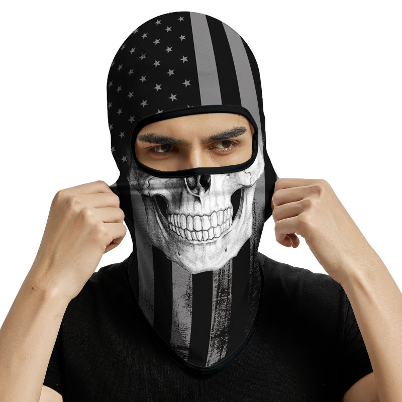3PCS Balaclava Ski Mask Motorcycle Full Face Mask Outdoor Tactical Hood Headwear Mask Unisex for Cycling Halloween Cosplay（HT210017-020-043）