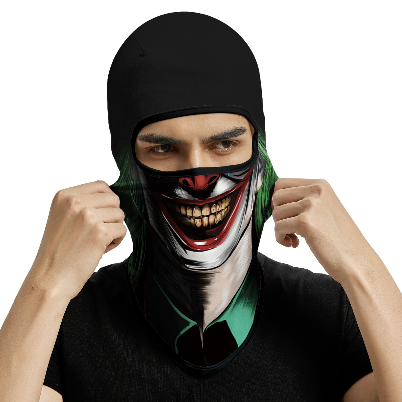 3PCS Balaclava Ski Mask Motorcycle Full Face Mask Outdoor Tactical Hood Headwear Mask Unisex for Cycling Halloween Cosplay（HT210122-125-304）