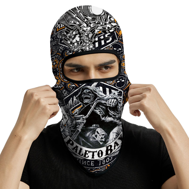 3PCS Balaclava Ski Mask Motorcycle Full Face Mask Outdoor Tactical Hood Headwear Mask Unisex for Cycling Halloween Cosplay（HT210175-185-271）