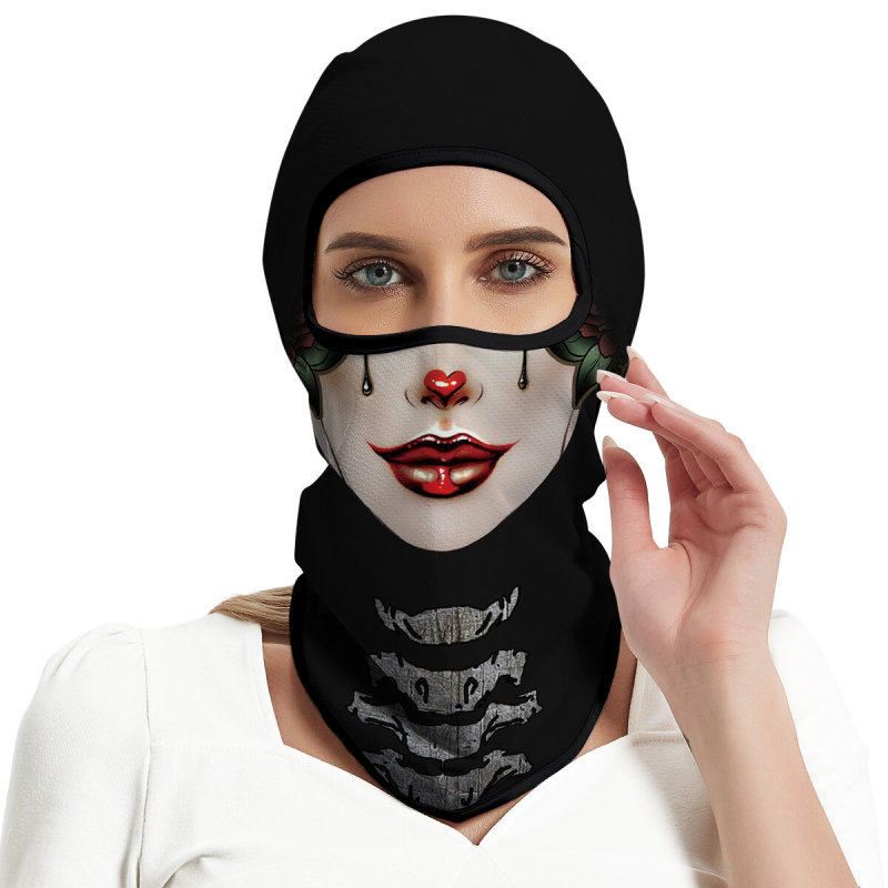 Cosplay Balaclava Unisex Ski Mask Motorcycle Full Face Mask Windproof Thermal Protection Durable Quality Fashionable Lightweight Comfort Riding Mask Outdoor Tactical Hood Headwear Mask for Cycling Halloween Multicolor（HT210009）
