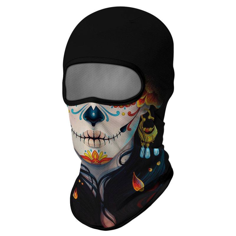 Cosplay Balaclava Unisex Ski Mask Motorcycle Full Face Mask Windproof Thermal Protection Durable Quality Fashionable Lightweight Comfort Riding Mask Outdoor Tactical Hood Headwear Mask for Cycling Halloween Multicolor（HT210011）
