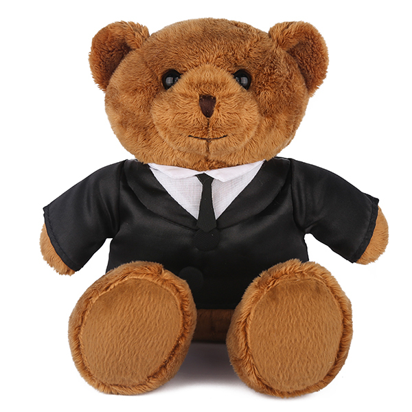 KingKong Toys Custom 13'' Plush Teddy Bear With Suit Shirt