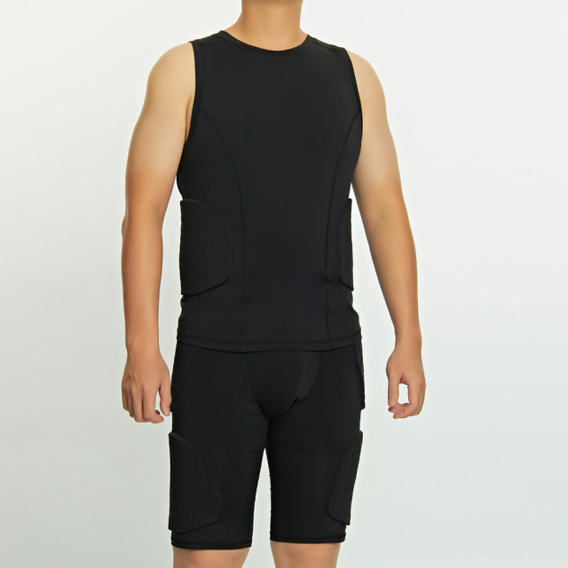 Mens Anti-collision Honeycomb Fitness All Sports Quick Dry Tank Top