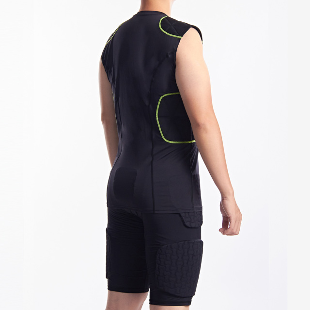 Padded Compression Tops Training Equipment Anti-collision