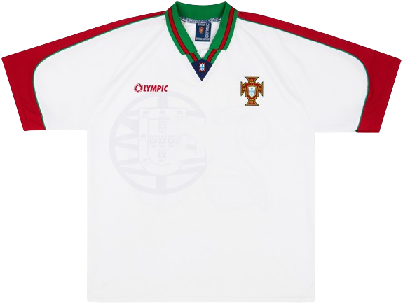 Retro Portugal Away Soccer Jersey 1996 1997