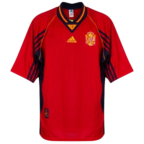 Retro Spain Home Soccer Jersey 1998