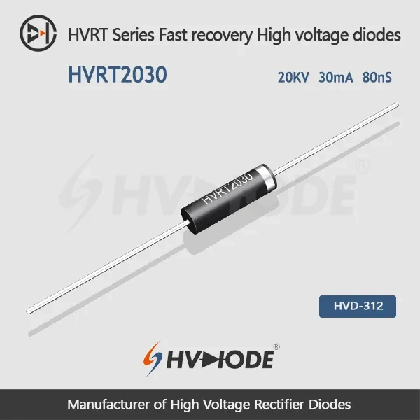 HVRT2030 Fast recovery High voltage diode 20KV 30mA 80nS